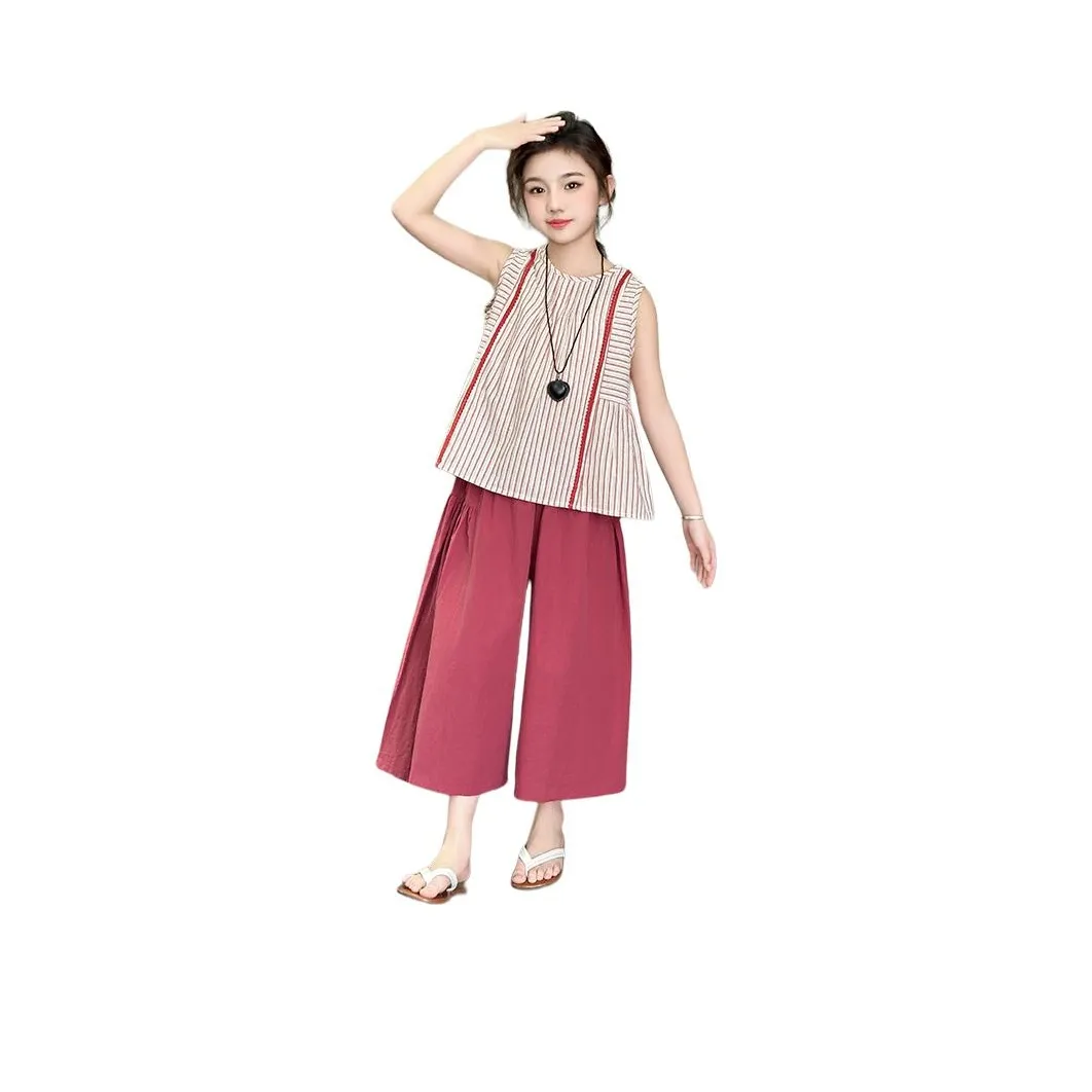 URBANSHOW Повседневная Спортивная Одежда 2 Предмета Комплект Красный Детский