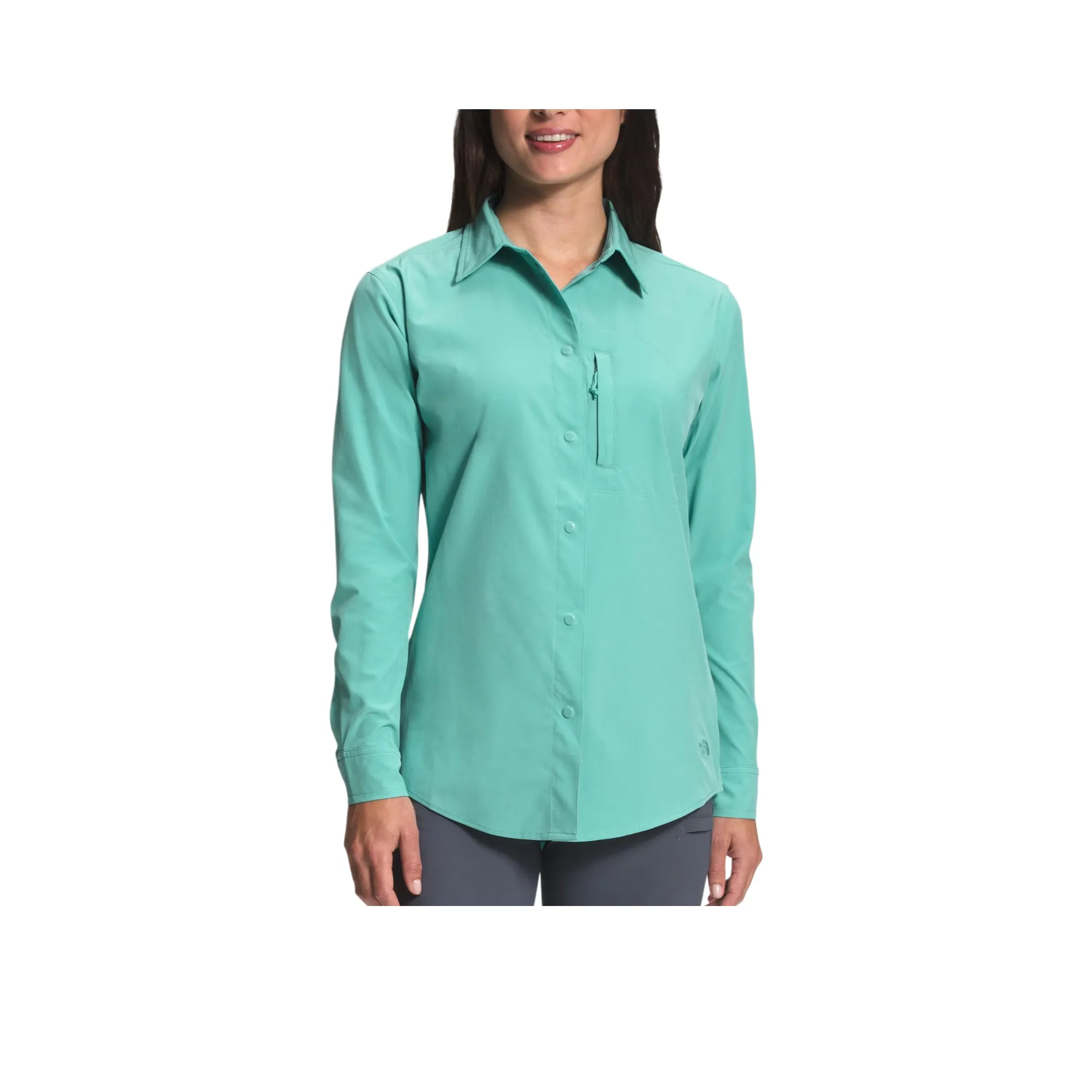 The North Face Горчичный зеленый Женские рубашки