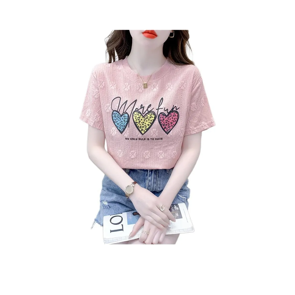 Flowers In Water T Shirt Women's