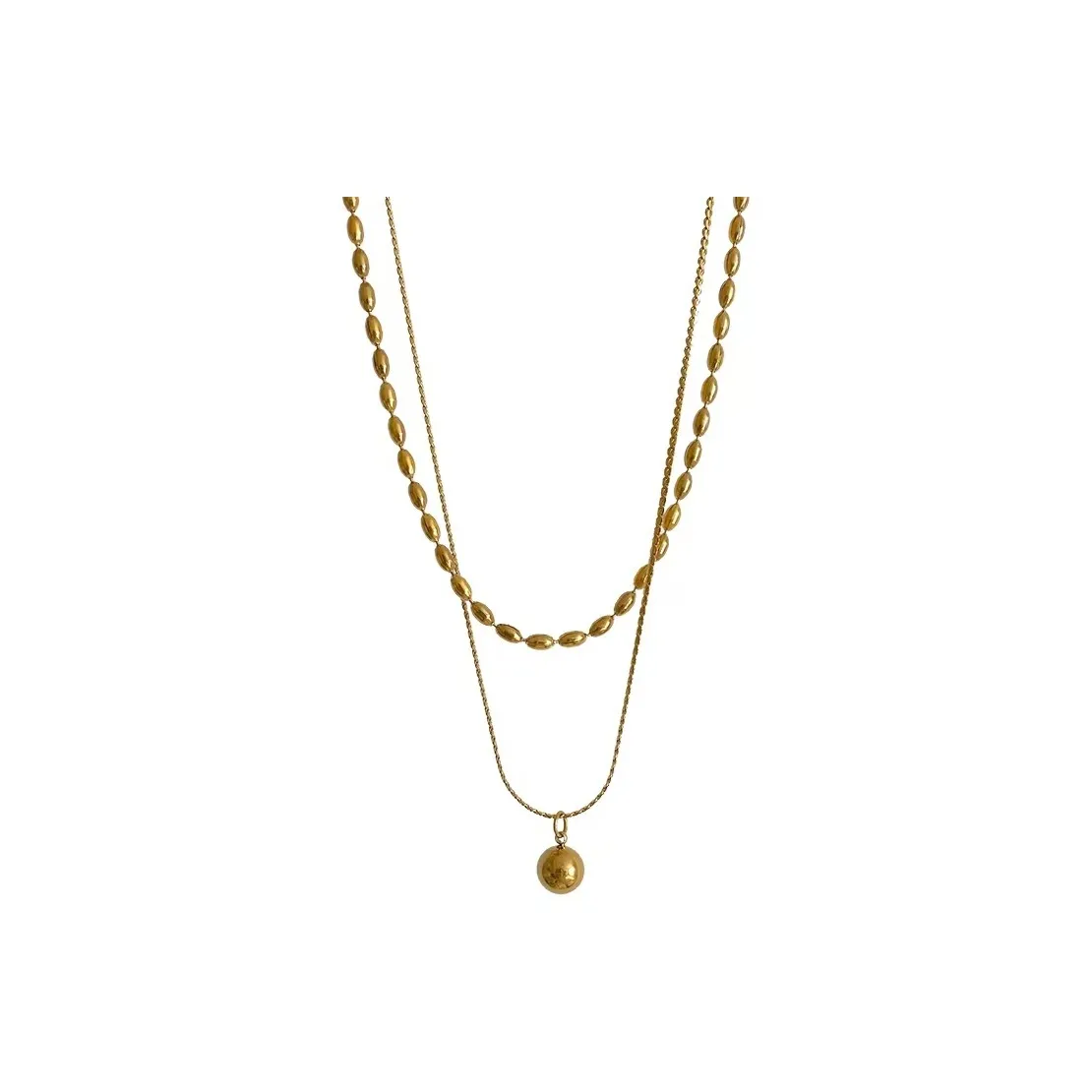 DJIN Ожерелья из титанового стального сплава Женские