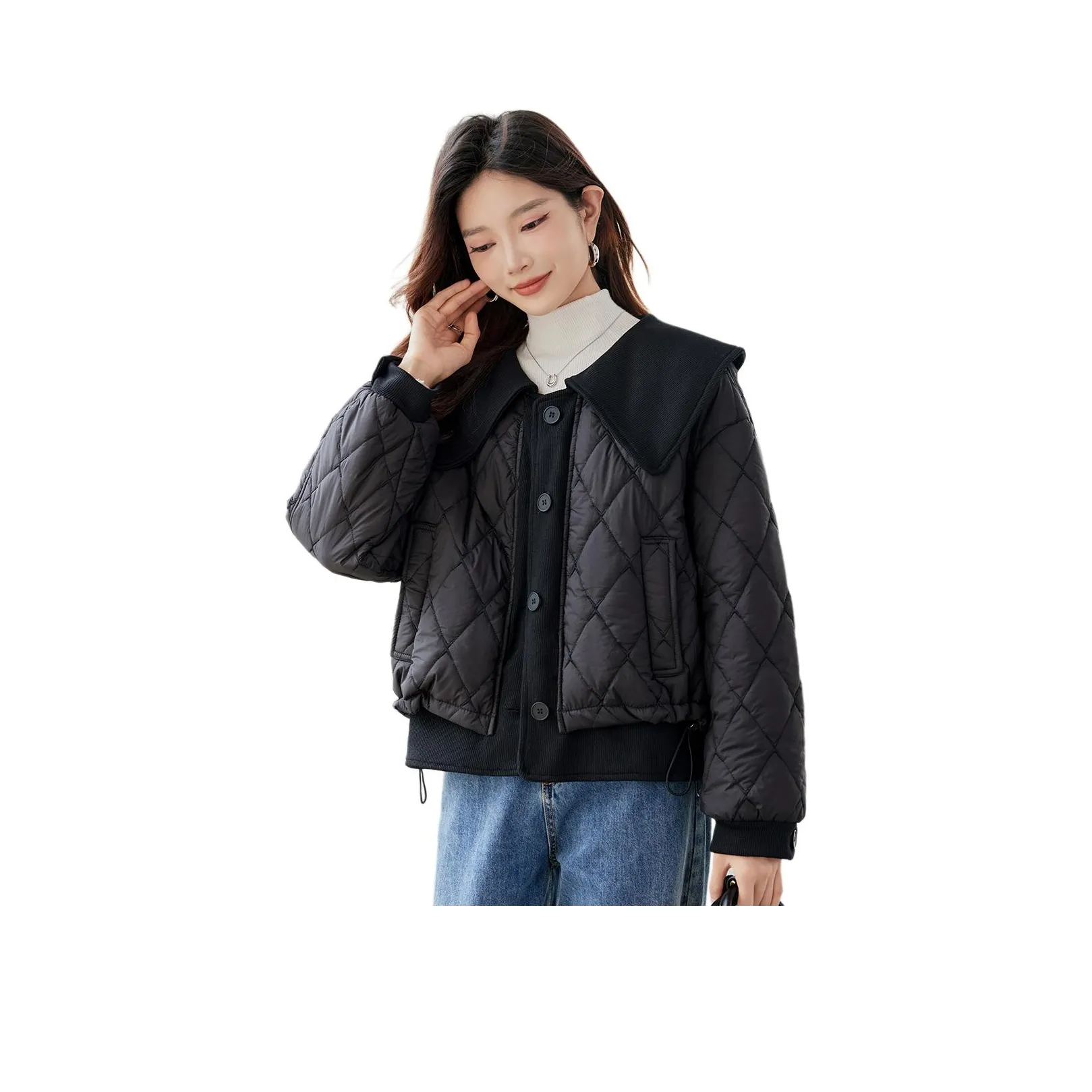 TERRE BLEUE Puffer Jacket Women's Black