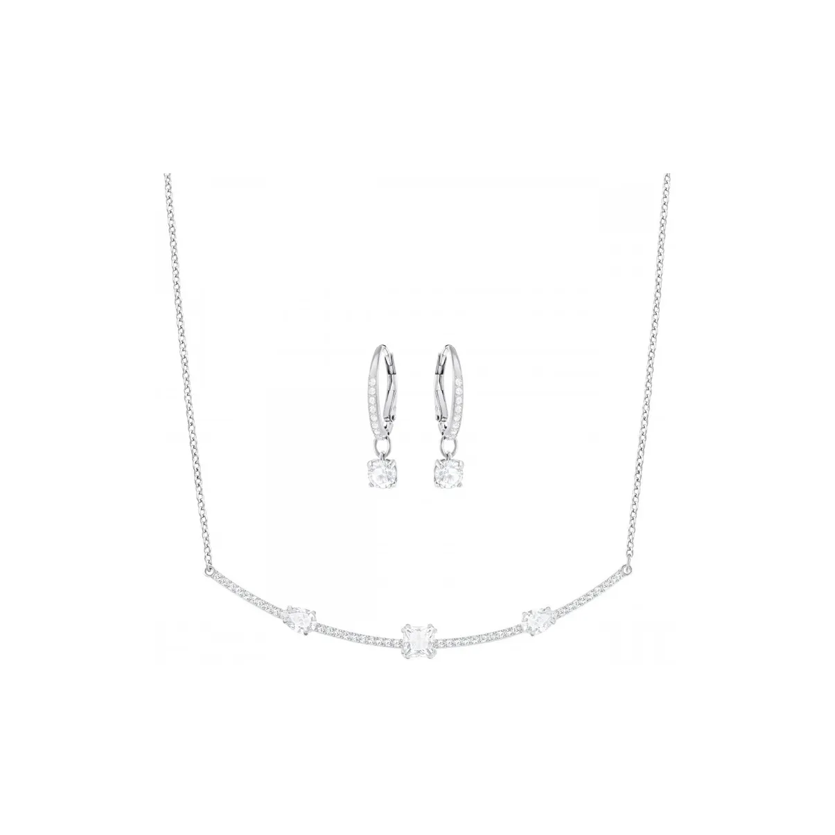 Swarovski Серый Swarovski Кристальные Ожерелья Женские