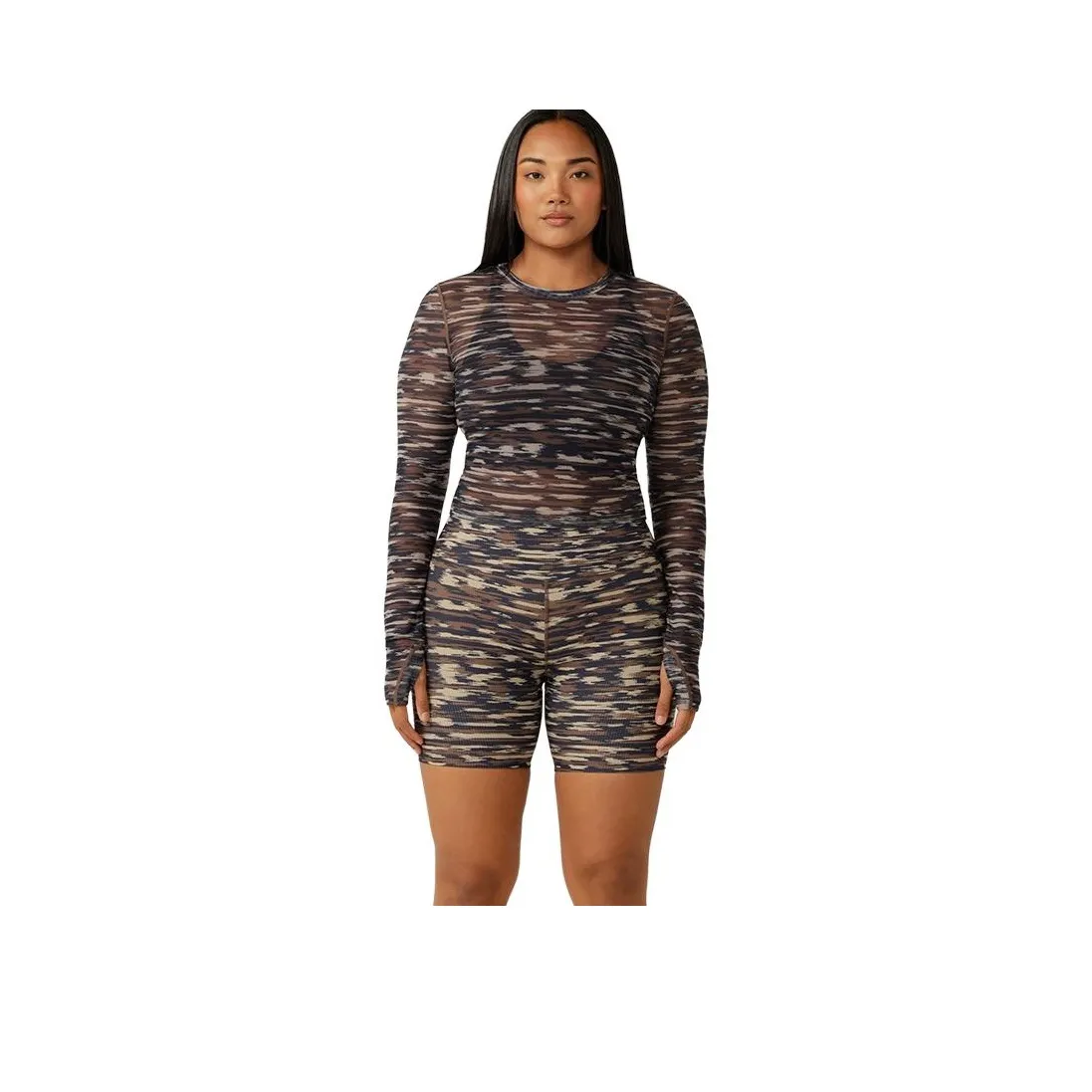 LORNA JANE ZEN Workout Clothing Women's Camouflage Print