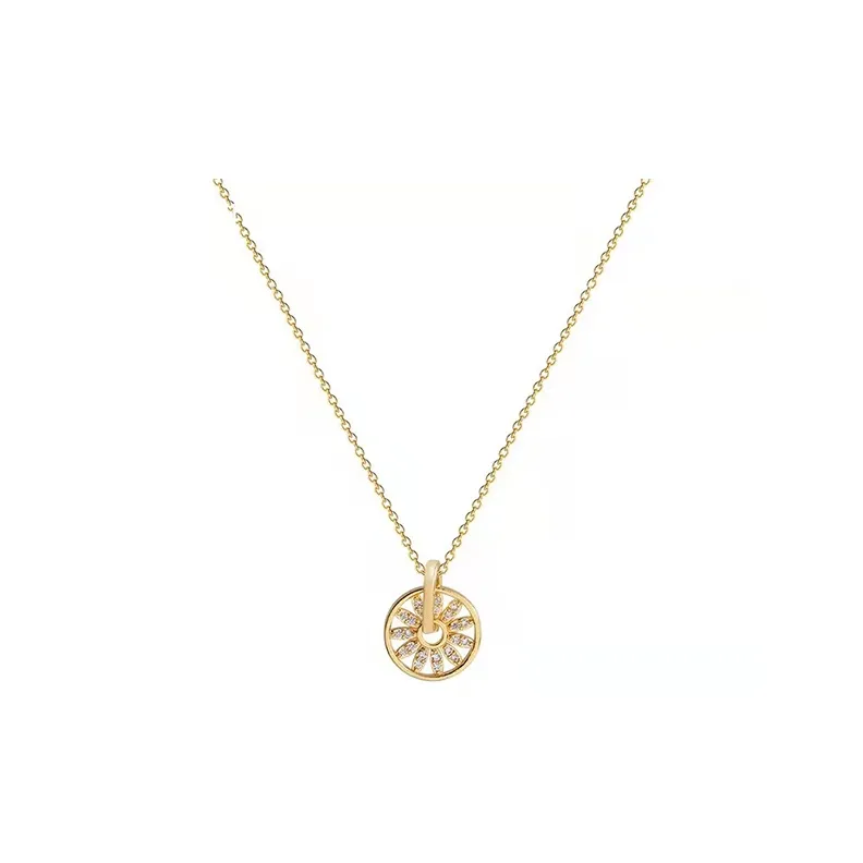 West Island Кубический Цирконий Ожерелье Золотое Женское