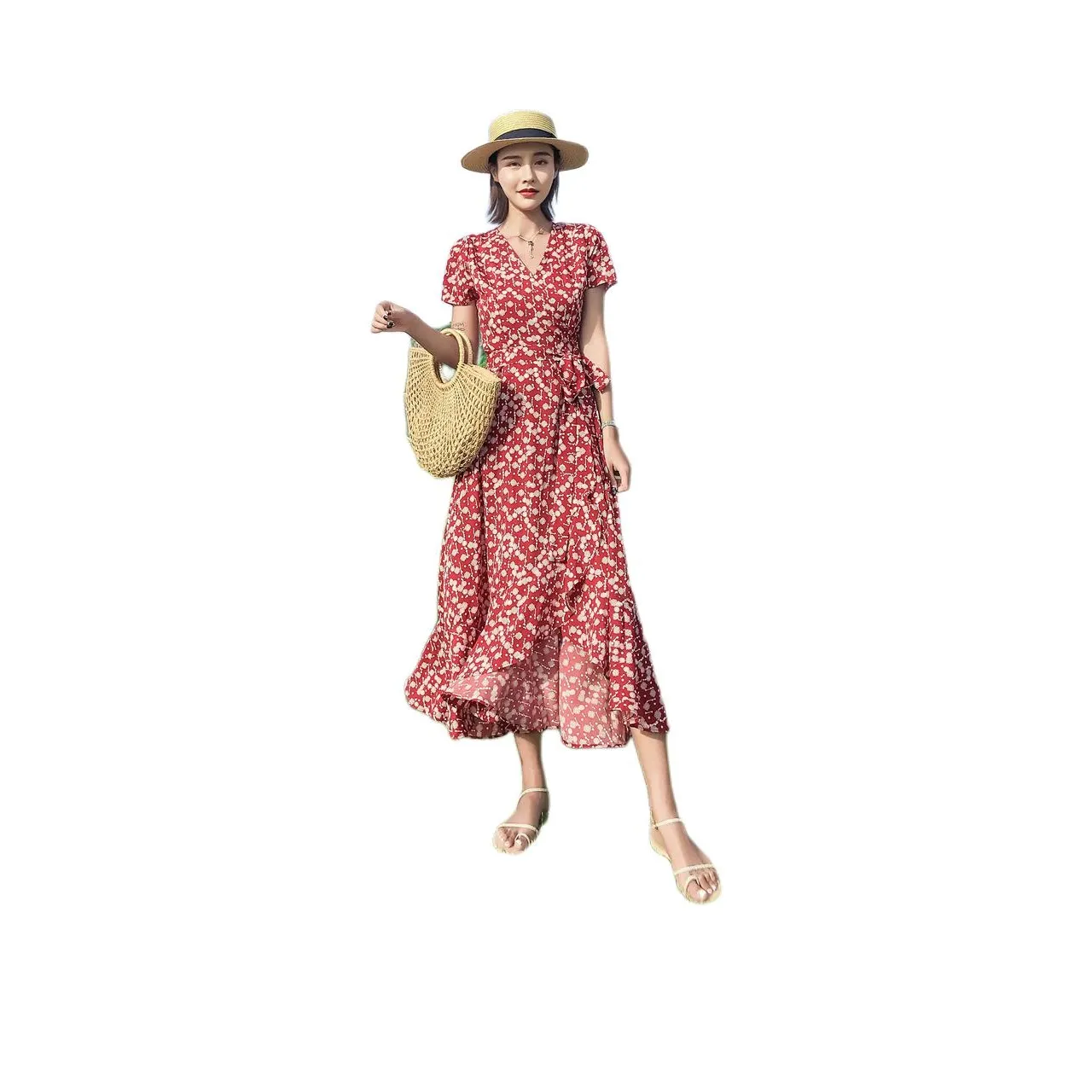 Цвет изображения: Женские короткие платья с рукавами