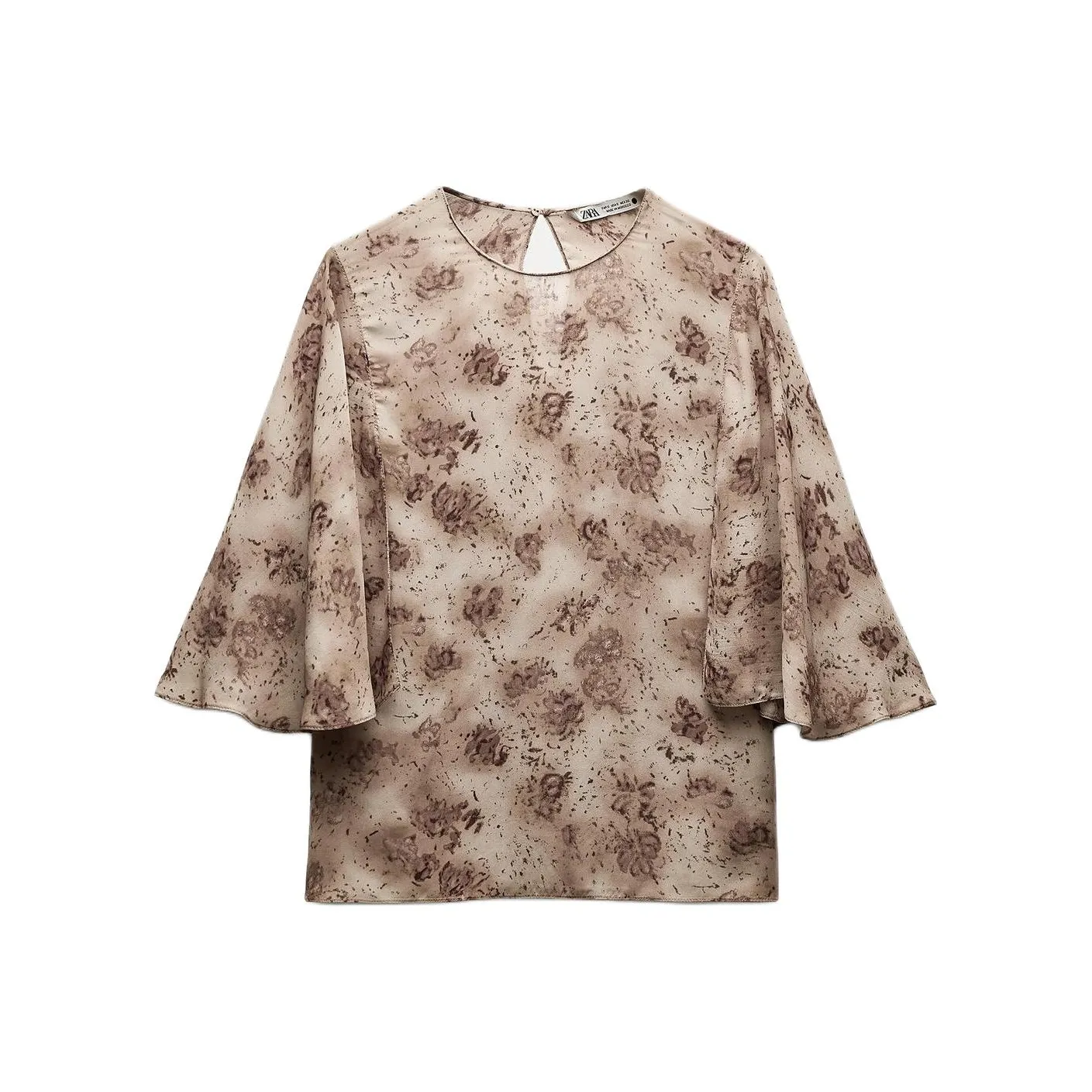 ZARA ZW Series Коричневые Женские Рубашки