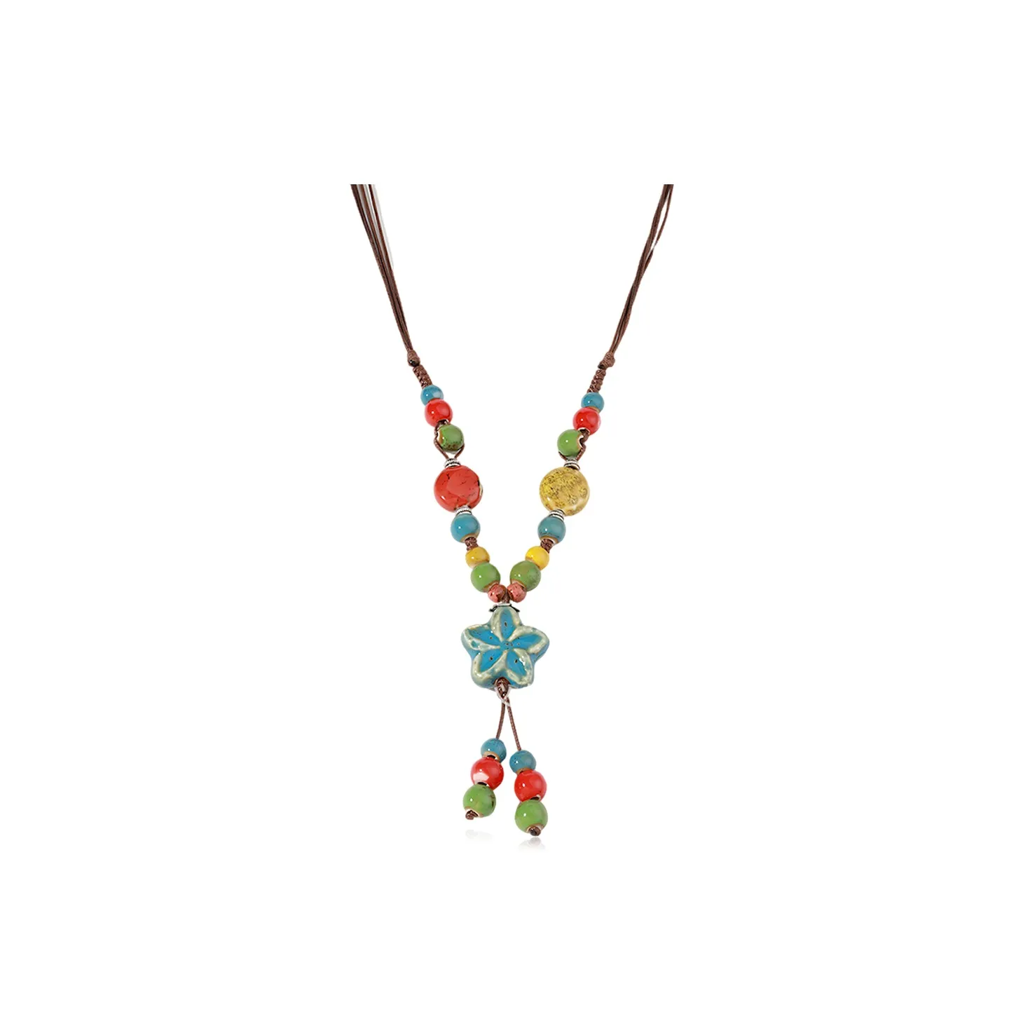 GUDS GAVE Керамика Ткань Ожерелья Женские