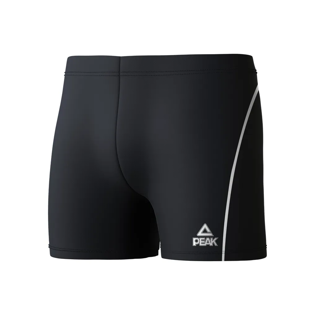 PEAK Плавки Унисекс Черный Серебряный [Брюки длины до бедра]