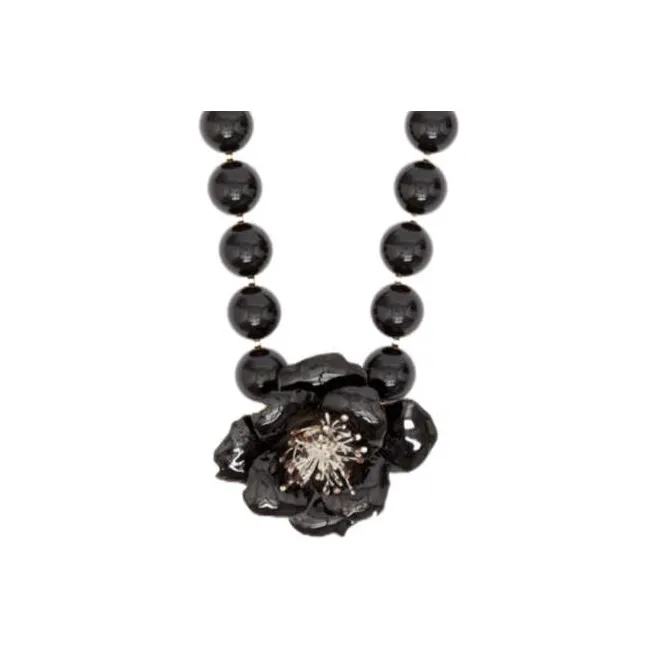 Valentino Floral Pendant Necklace
