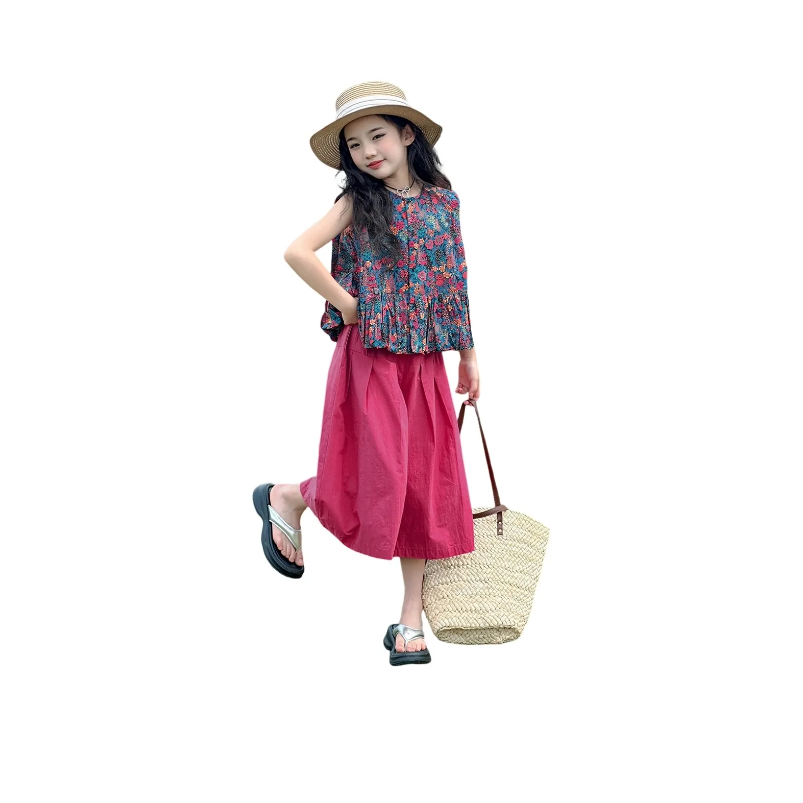 Aisina Повседневная спортивная одежда красный подростки