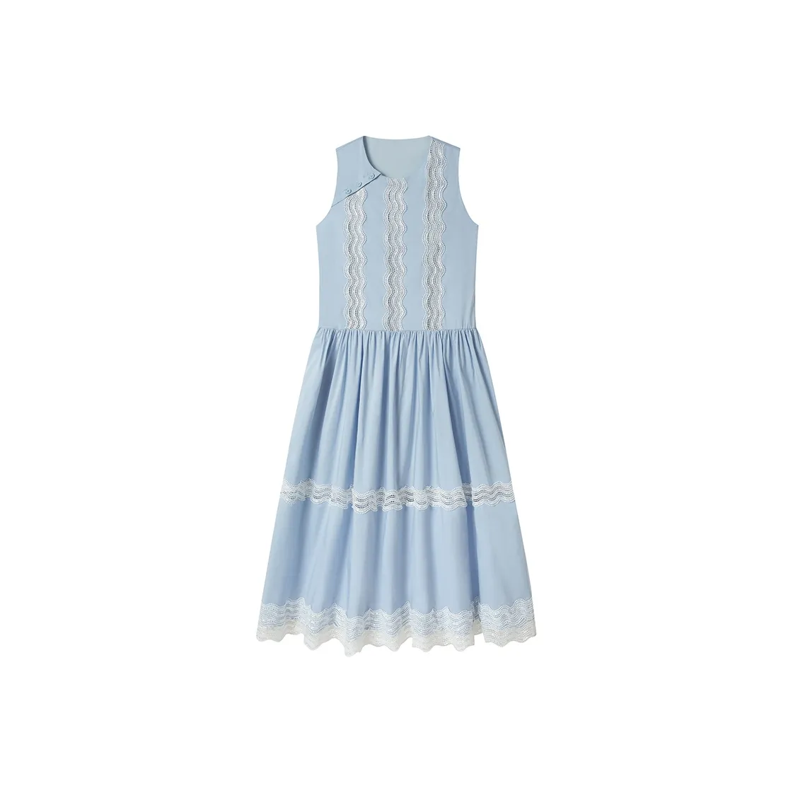 DIDDI MODA Летнее Безрукавное Платье Женское