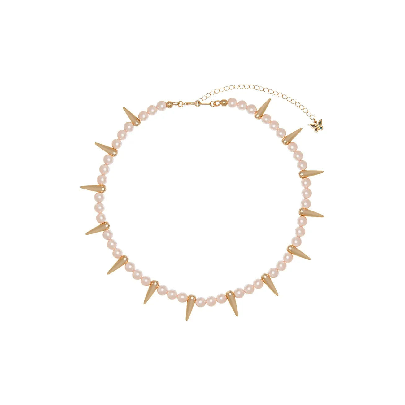 STUGAZI Copper 24K Gold Plated Shell Pearl Necklaces Unisex