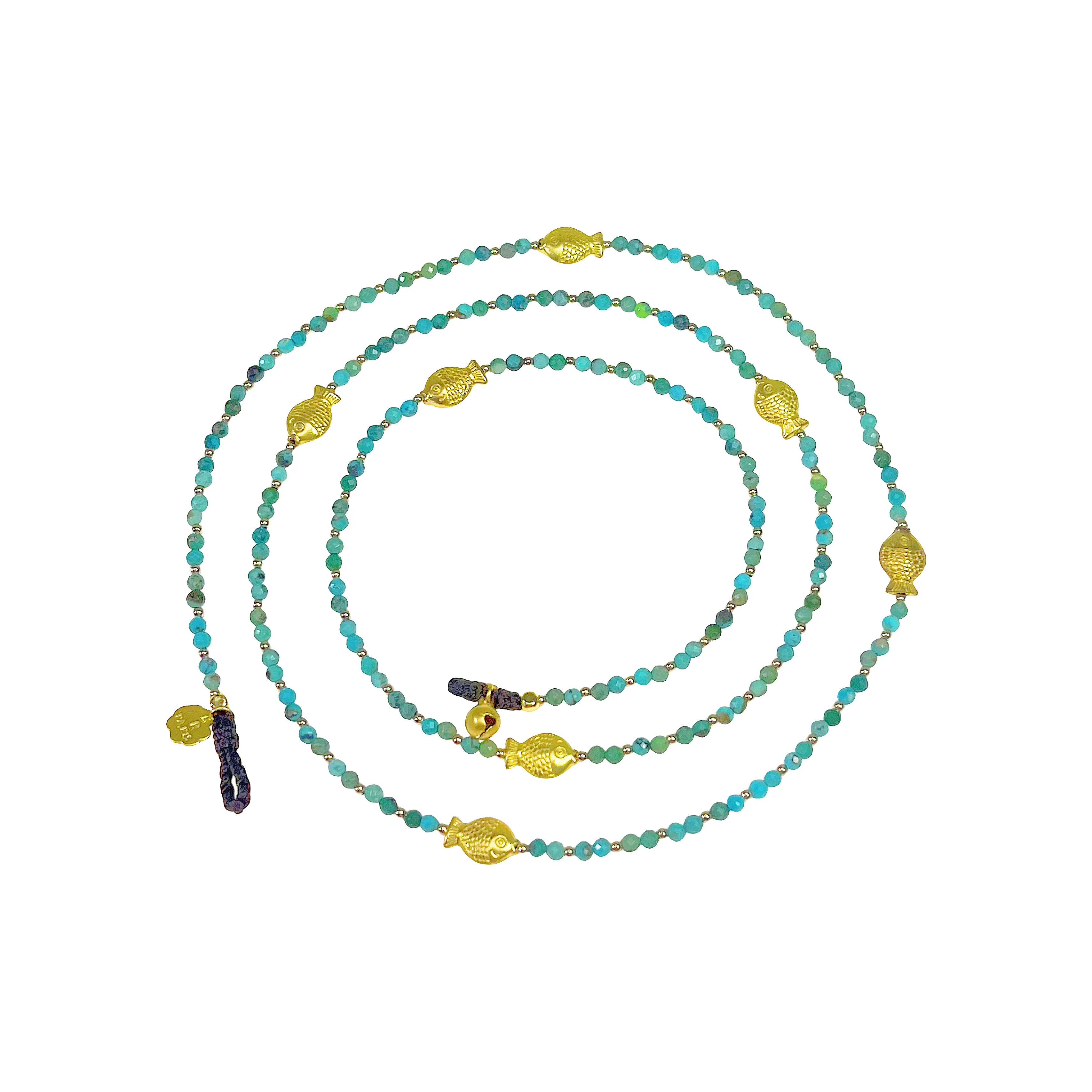 Rhapsodie Turquoises Necklace Long Chain Unisex