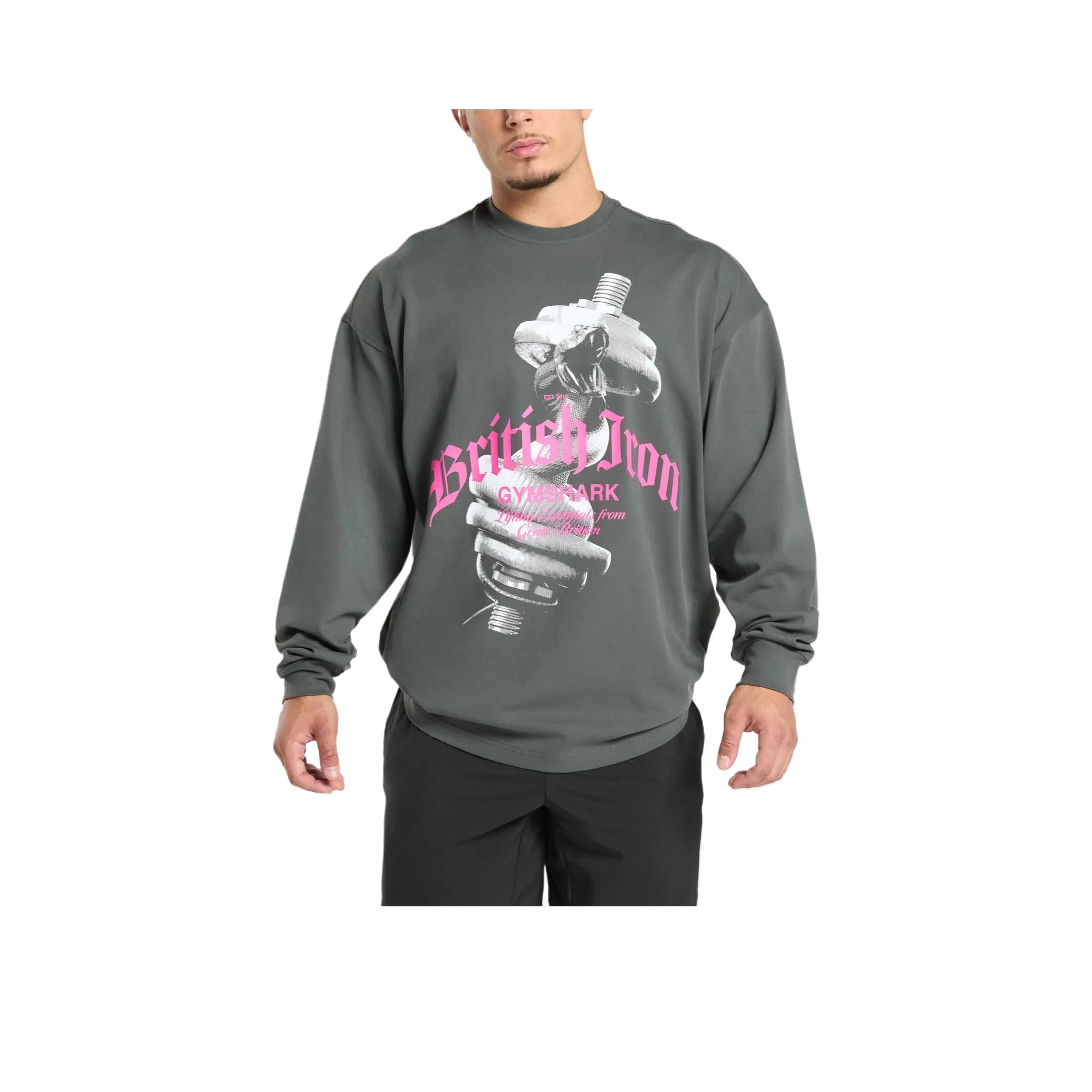 GYMSHARK Бирюзовый Мужской T-Рубашки