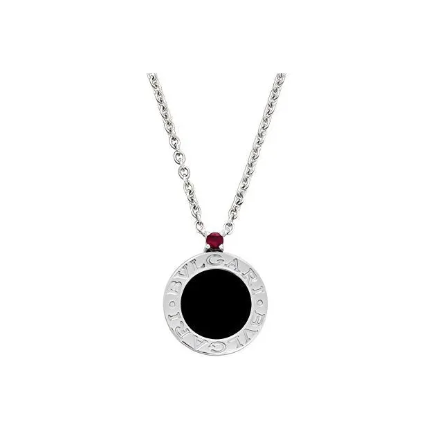 BVLGARI Save The Children Charity Collection 925 Sterling Silver Necklaces Unisex Black
