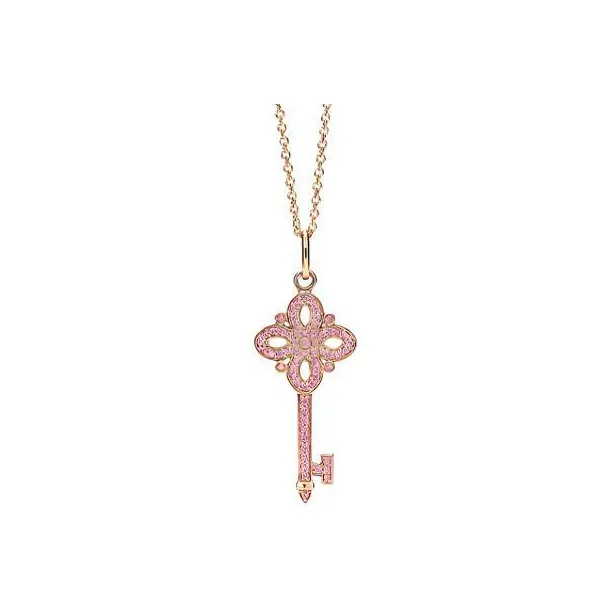 TIFFANY & CO. Victoria Series 18K Rose Gold Necklaces Women's Rose Gold