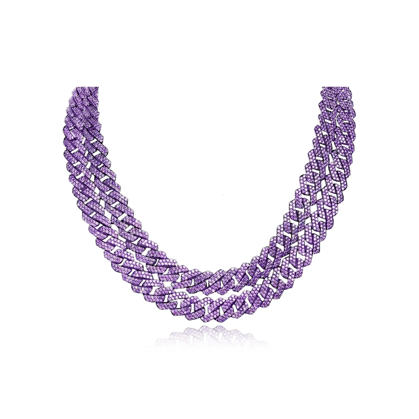 KING OF BLING Цирконовые ожерелья унисекс