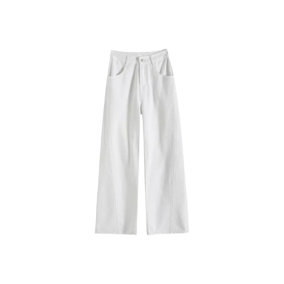 AFGGD Белые Женские Джинсы