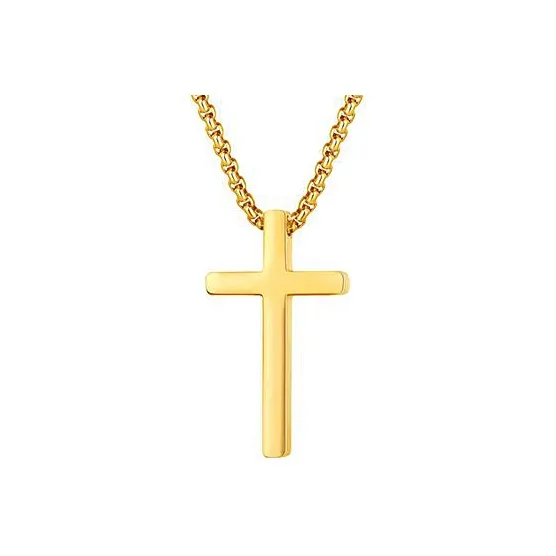 BYG Титановые стальные ожерелья унисекс золото