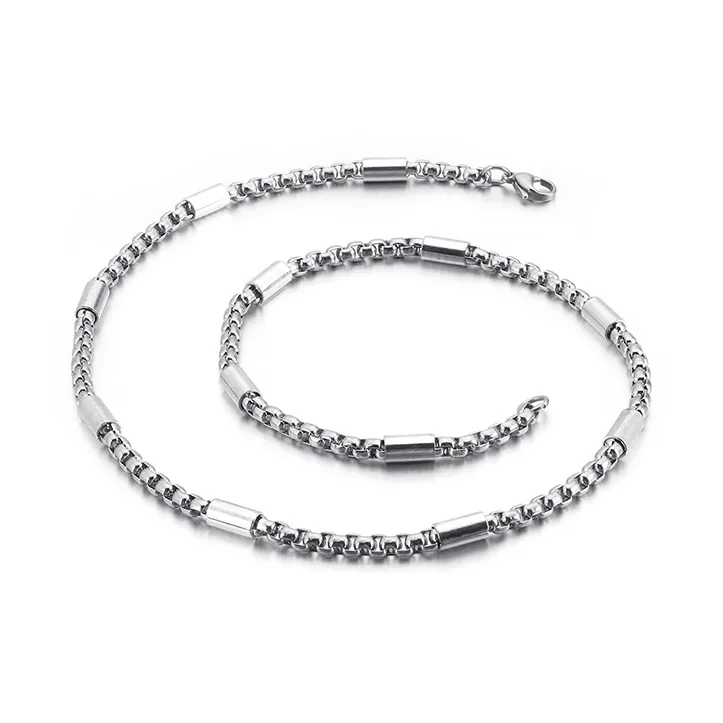 VEODO Титановые стальные ожерелья унисекс