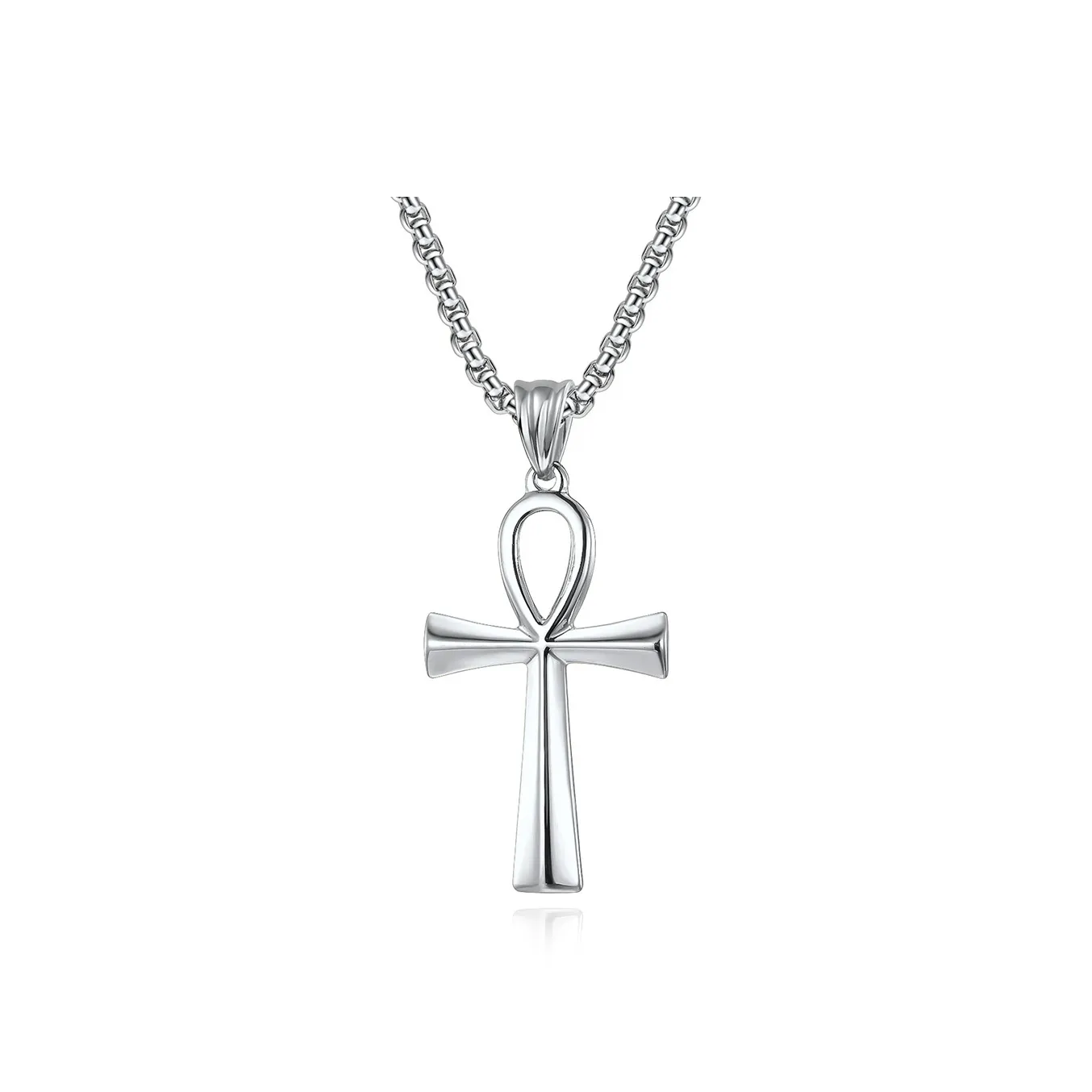 AKAK Титановые стальные ожерелья для мужчин