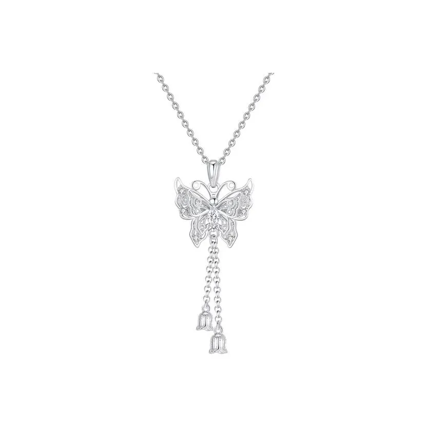 YINCHIE Драгоценный камень Inlay Эксклюзивный Ландыш Бахрома Подарок для Подруги День рождения Годовщина Ожерелье Женское