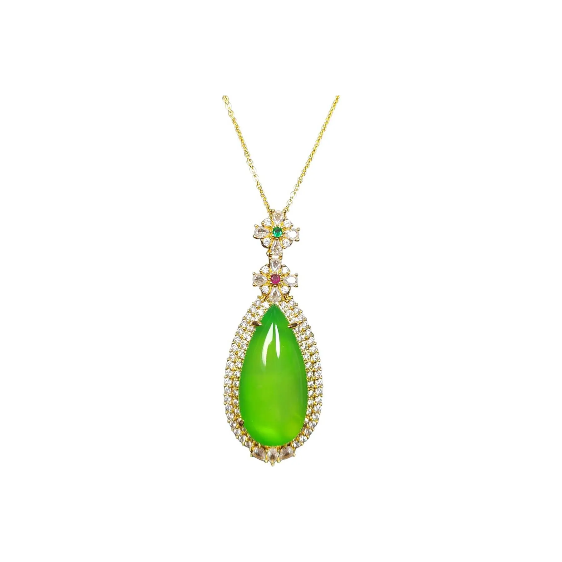 Gifts Chalcedony Necklaces Unisex