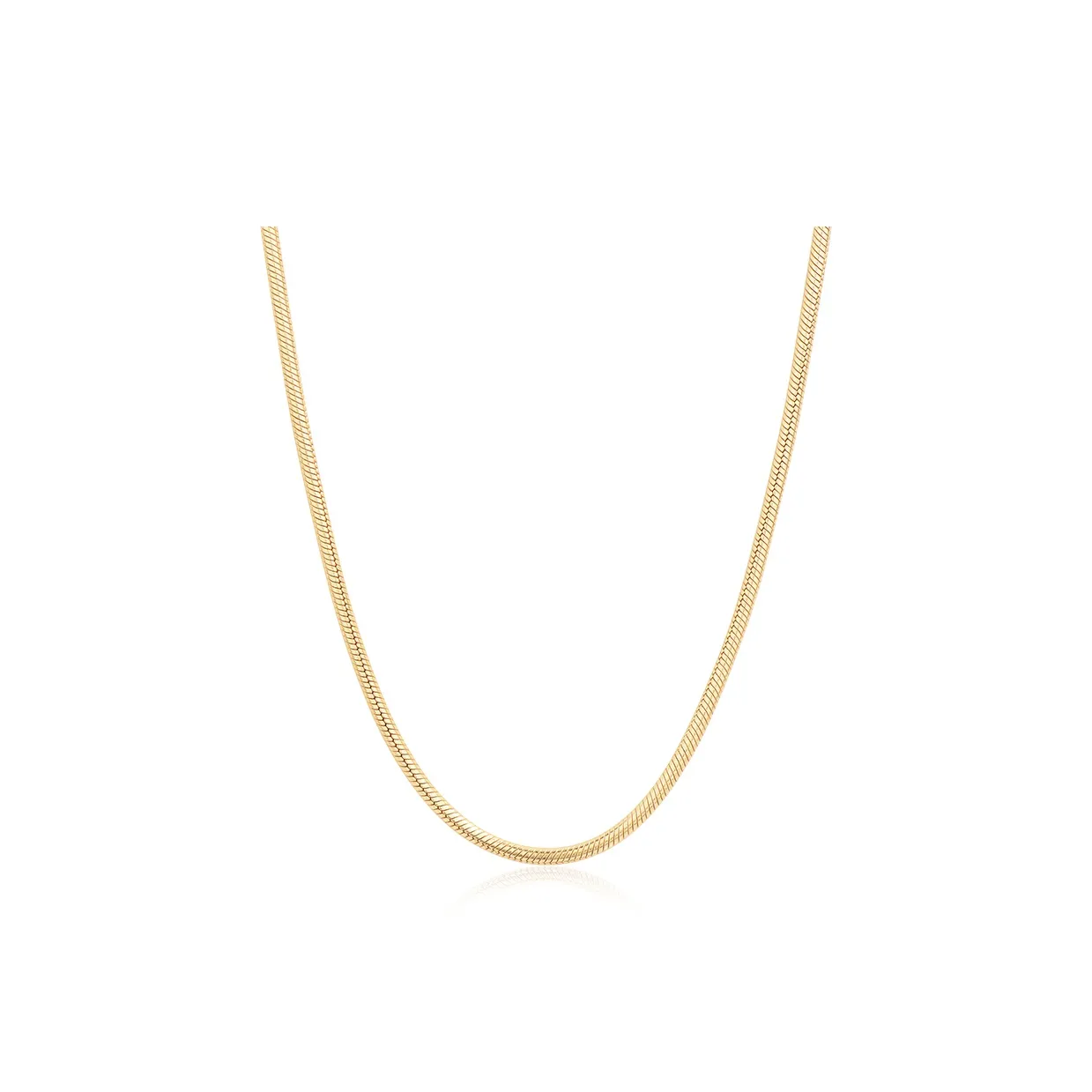 KKLUE Серебряное покрытие с 18К золотом ожерелья женские золото