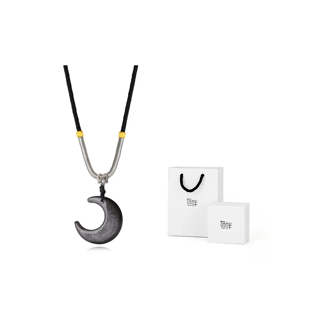 Shiban Искусственное стекло ожерелье "Глаз кошки" унисекс