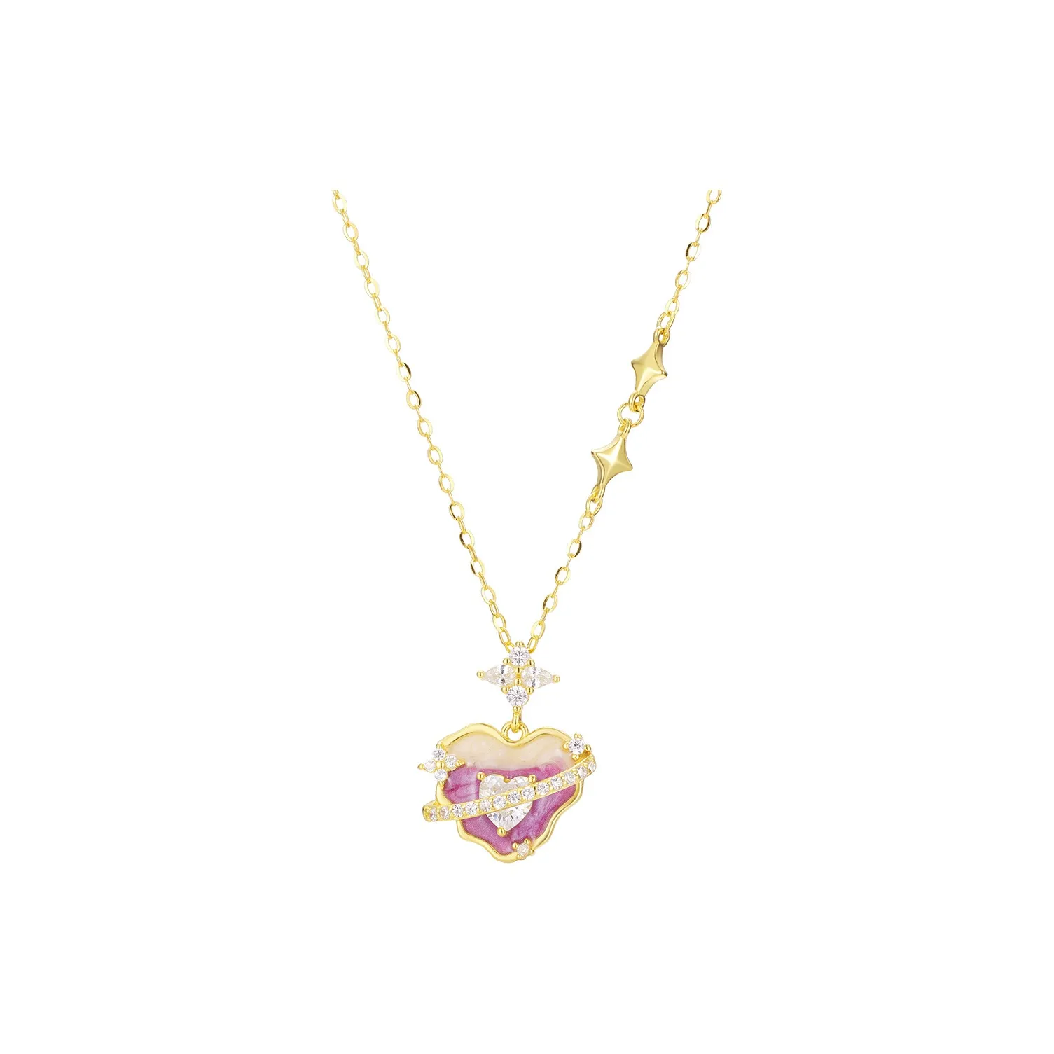 JINJI S925 Silver Necklaces Women's