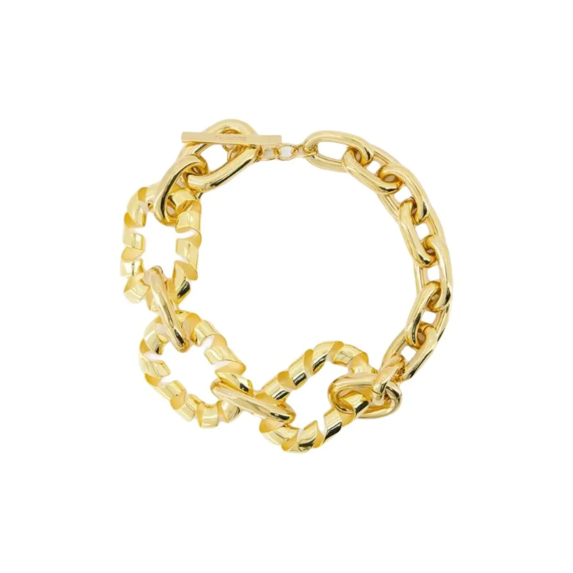 Rabanne Twisted Chain Necklace