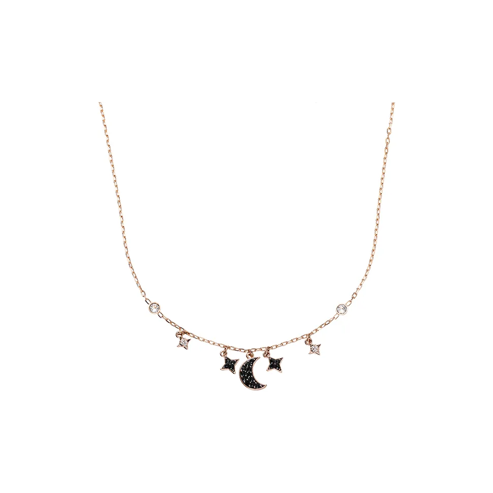 Swarovski Artificial Crystal Necklaces Women's Black
