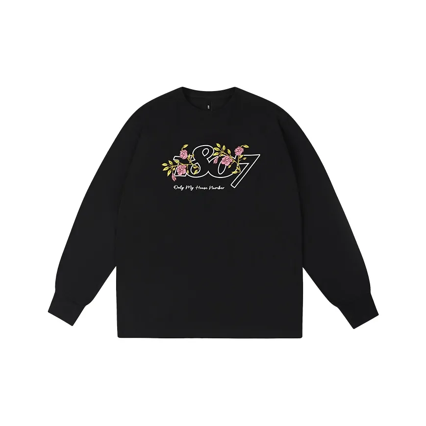 1807 Длинный рукав T-рубашка Унисекс