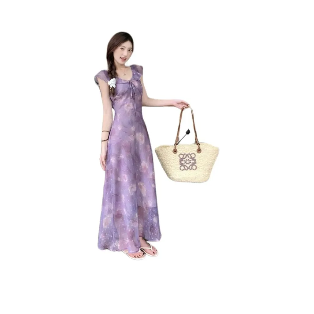 CHARM GLOW Короткое платье с короткими рукавами женское