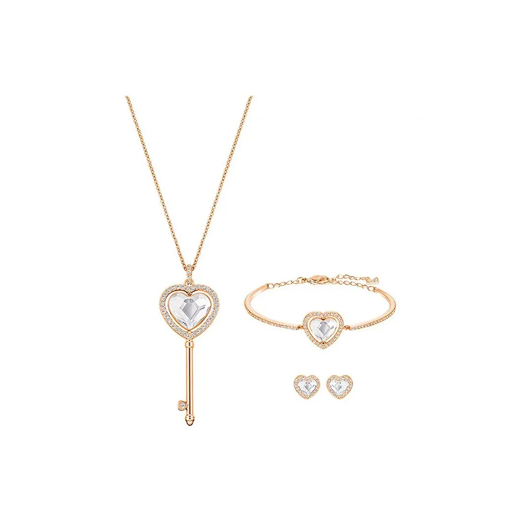 Swarovski Artificial Crystal Necklaces Unisex