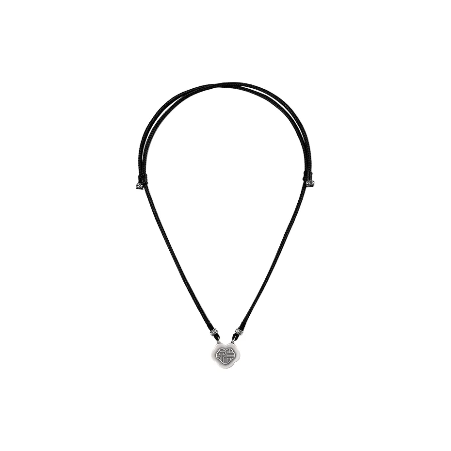 Hot Real Silver Building 925 Sterling Silver Necklaces Unisex