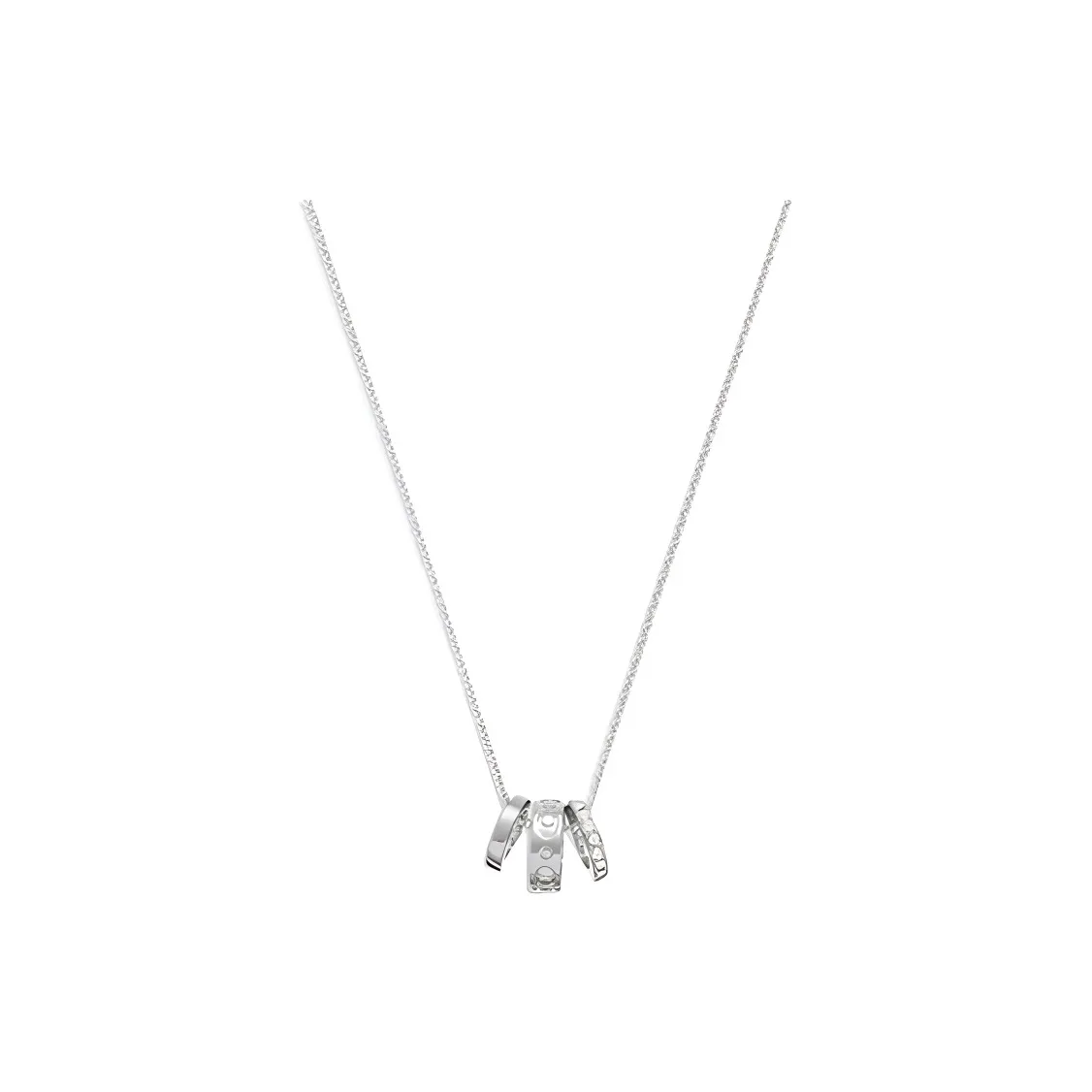 COACH Брасс Колье Женское Серебро