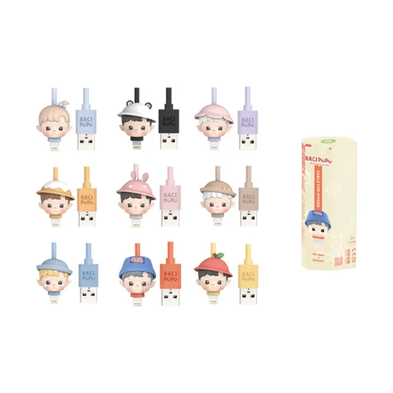 POP MART HACIPUPU Kindergarten CABLE Слепые коробки Один Blind Коробка Целая коробка 9 шт