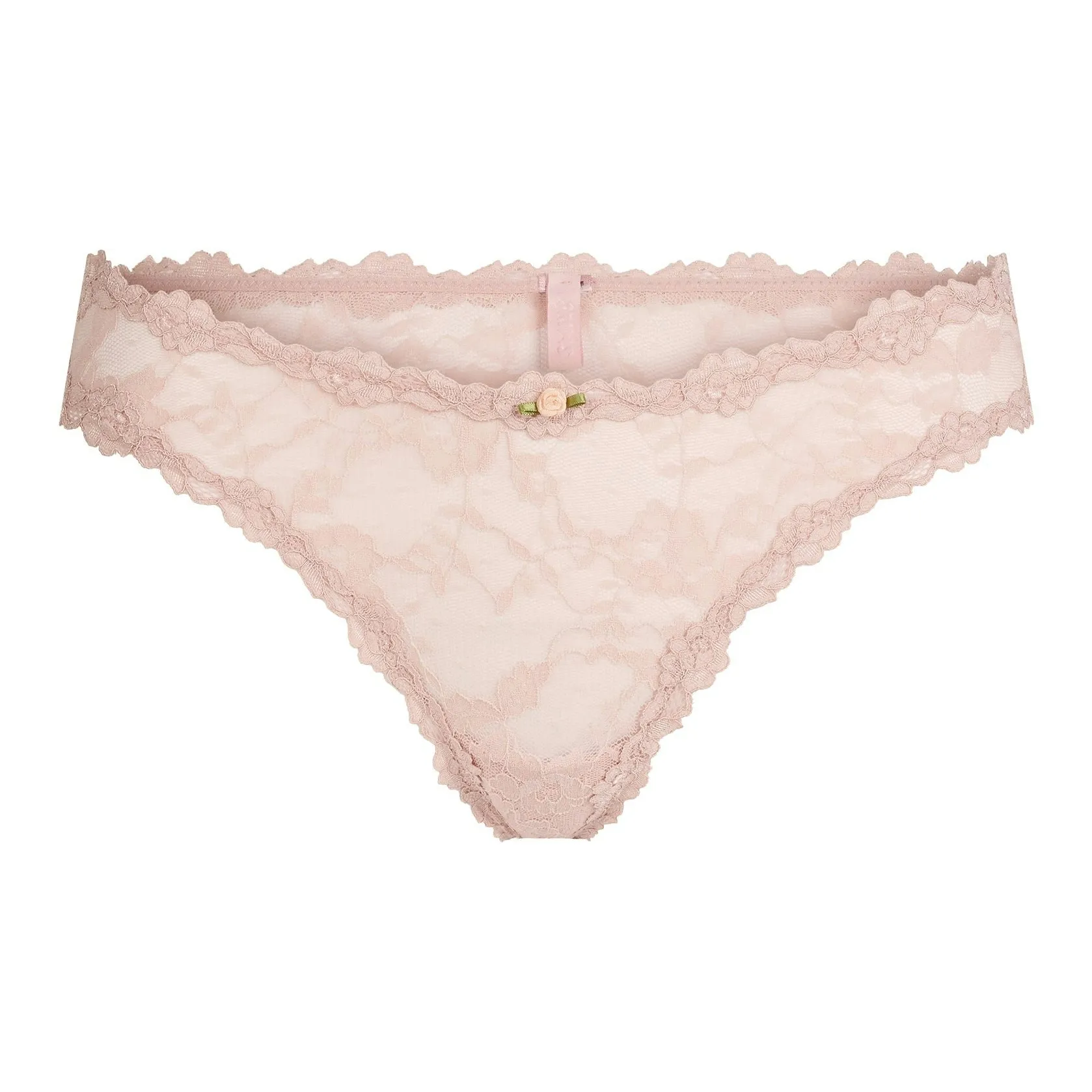 SKIMS SS25 STRETCHLACE DIPPED Стринг Трусы Женские