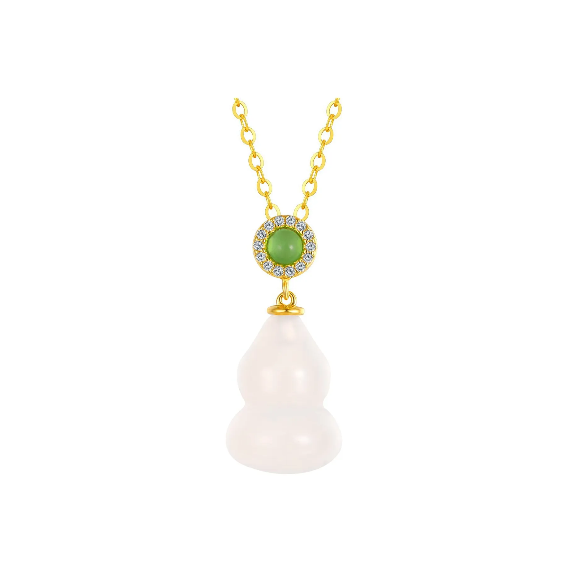 Golden Bliss Chalcedony Necklaces Women's