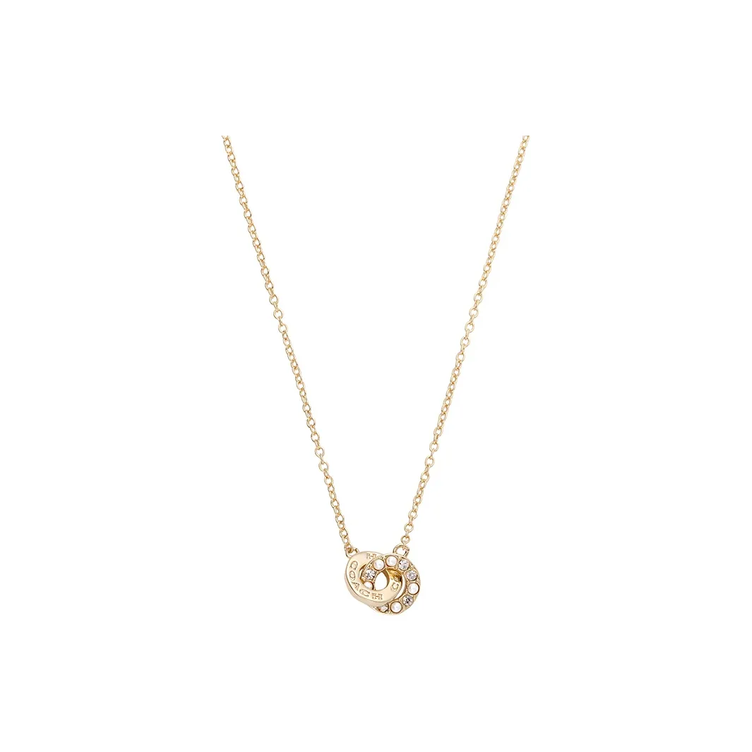 COACH Copper Necklaces Women's Gold
