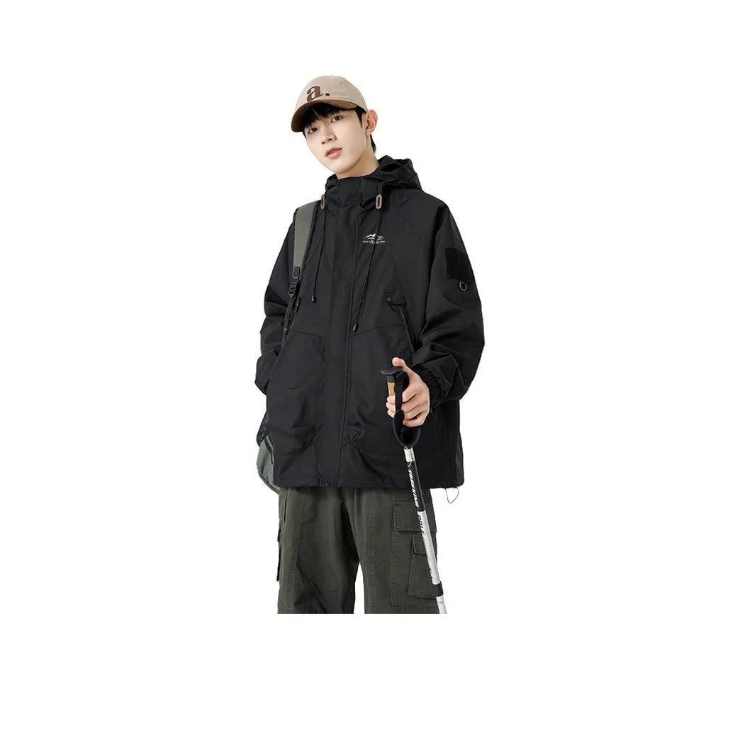 JEEP SPIRIT Waterproof, Windproof, Abrasion Resistant, Thermal, Cold Resistant, Rainproof Windbreaker Jacket Unisex