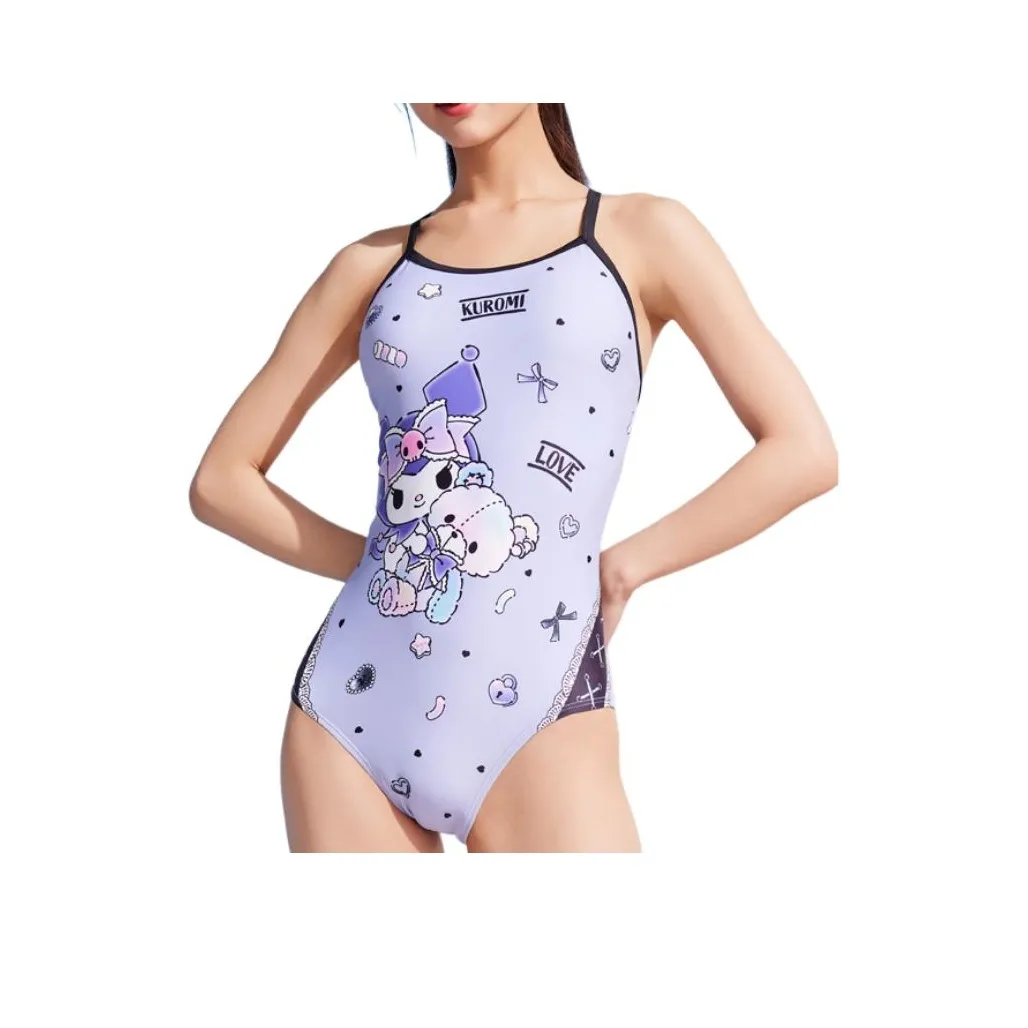 ZOKE X SANLIOU Коллаборация Ван-Пис Купальник Женские Таро Фиолетовый