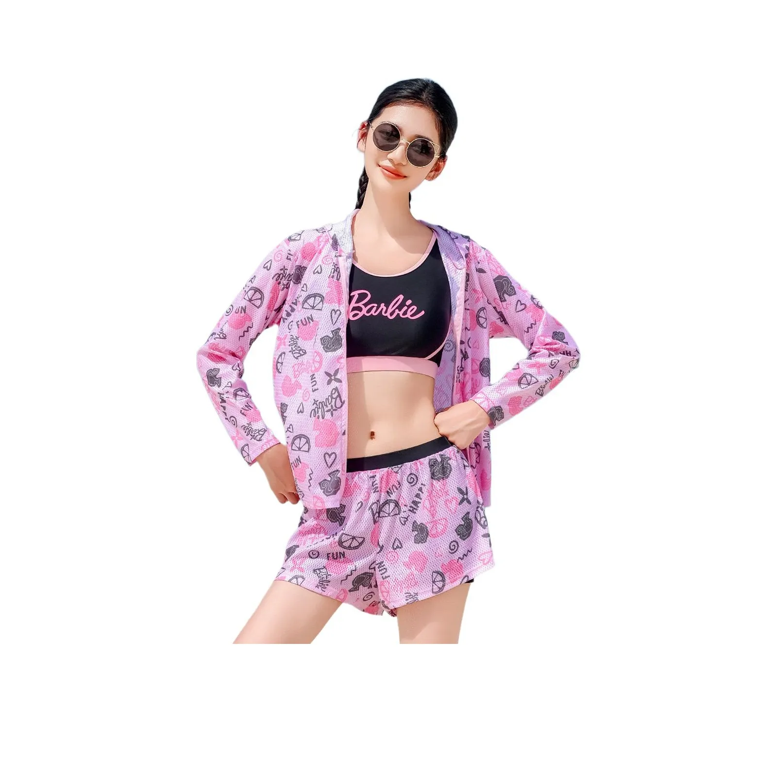 Барби Двухкомпонентный Купальник Женский