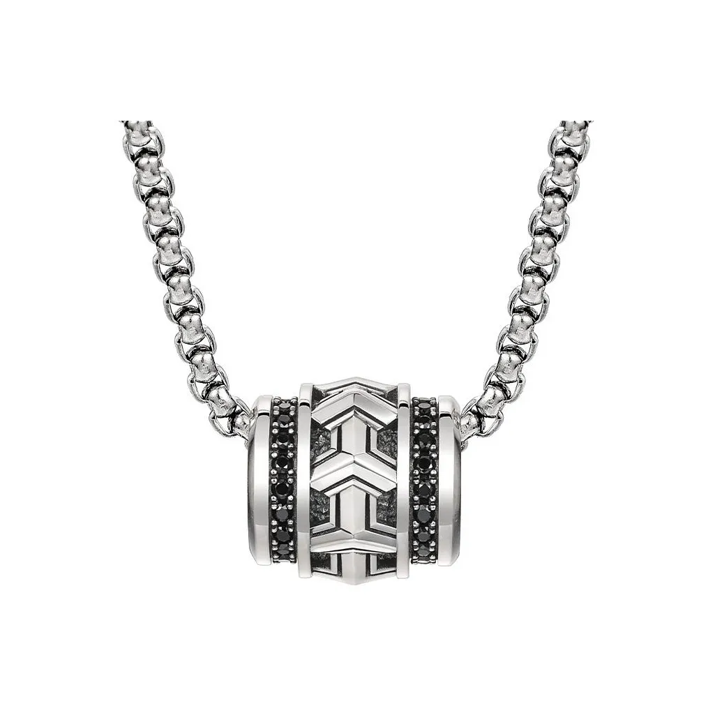 IDEAGEMER 925 Sterling Silver Necklaces Men's