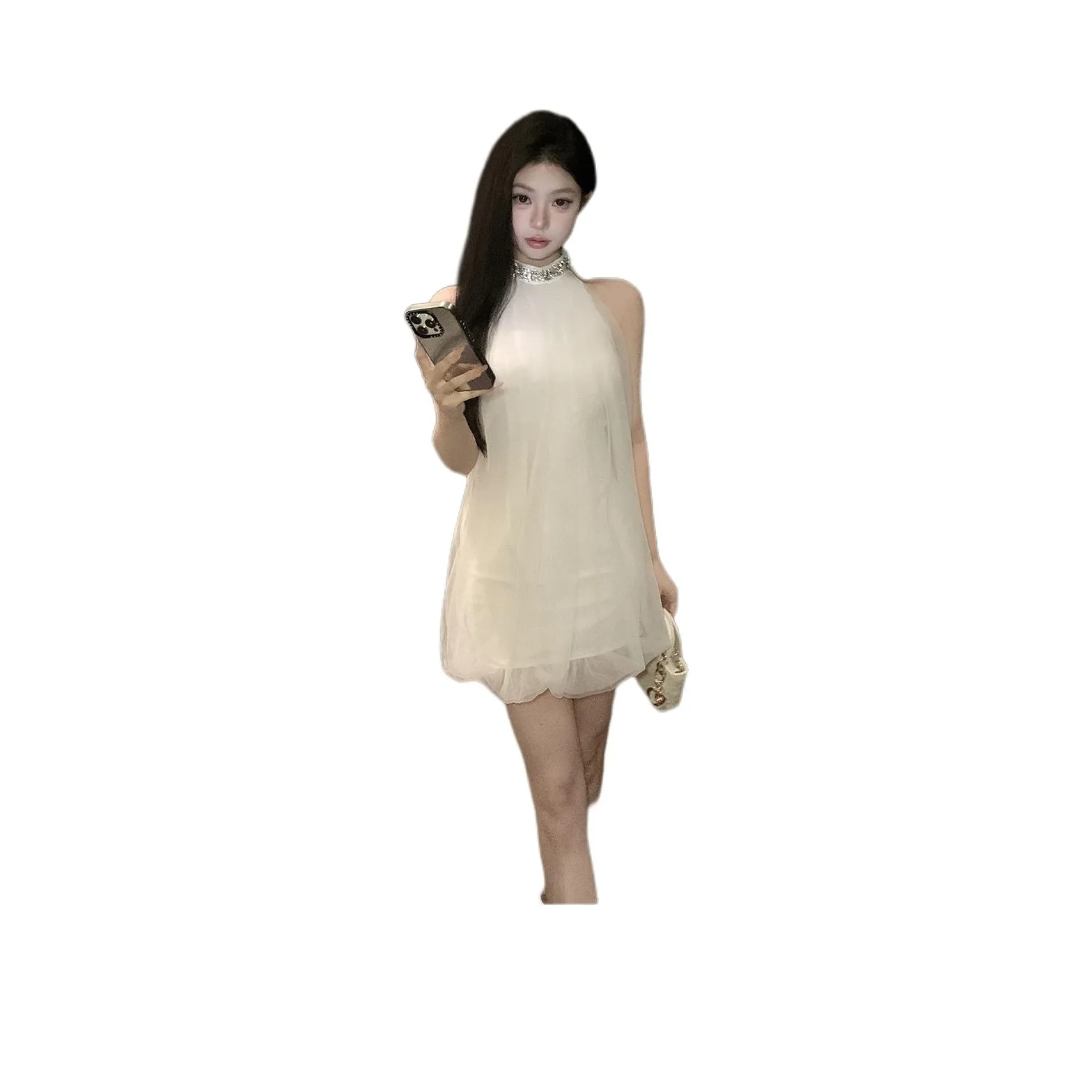 MORii Белые Женские Платья без рукавов