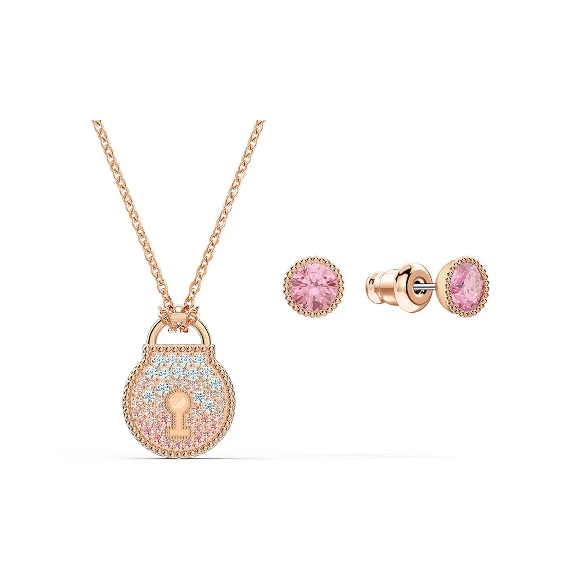 Swarovski Togetherness Ожерелье Розово-золотое Женское