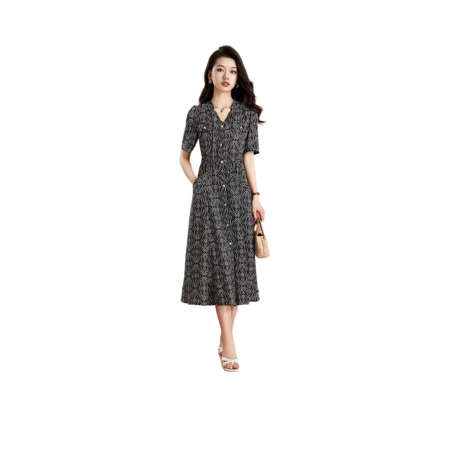 Mylan Short Sleeved Dresses Women's Sunflower