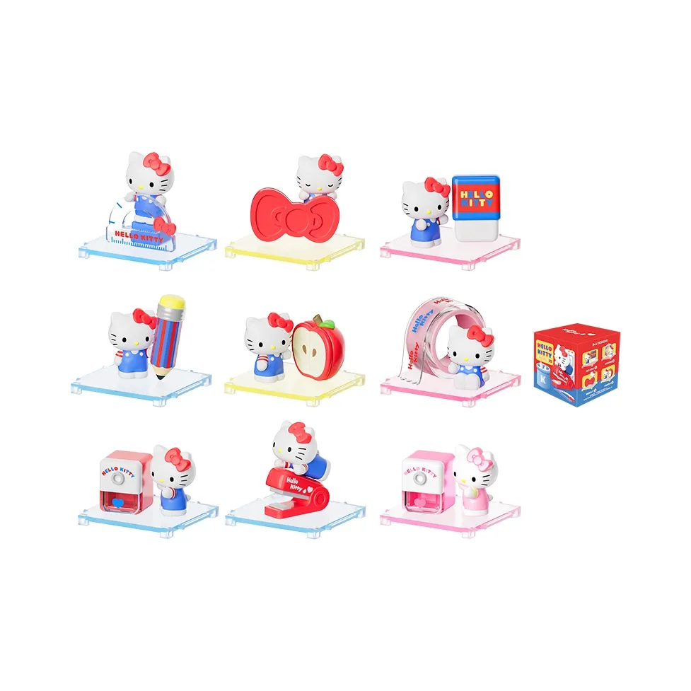 MOETCH Hello Kitty Fun Stationery Collection Mini Box Single Mystery Box Full Box 8 Pack