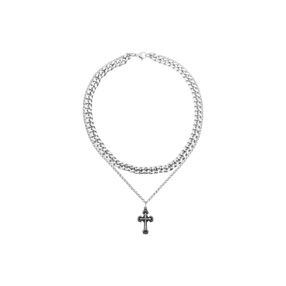 ALIEN BANG Титановые стальные ожерелья унисекс